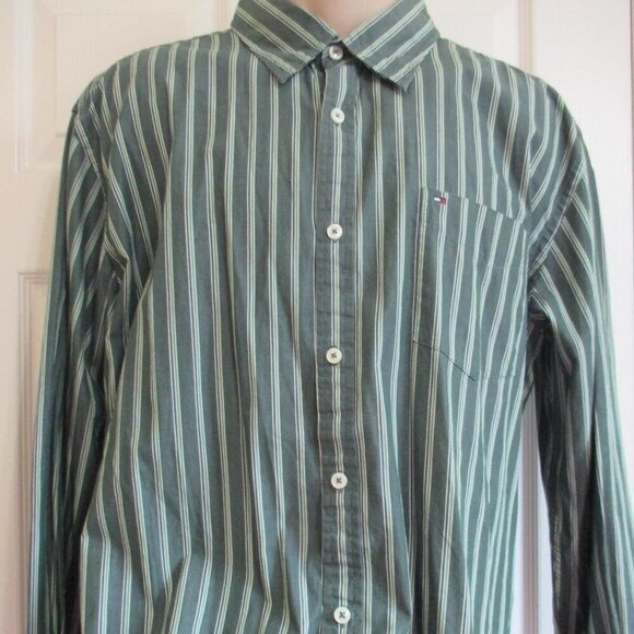 TOMMY HILFIGER CUSTOM FIT BUTTON DOWN SHIRT SZ XL - Picture 7 of 11